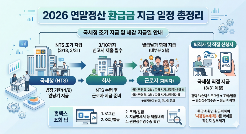 열만정산 환급금 지급 일정 총정리
